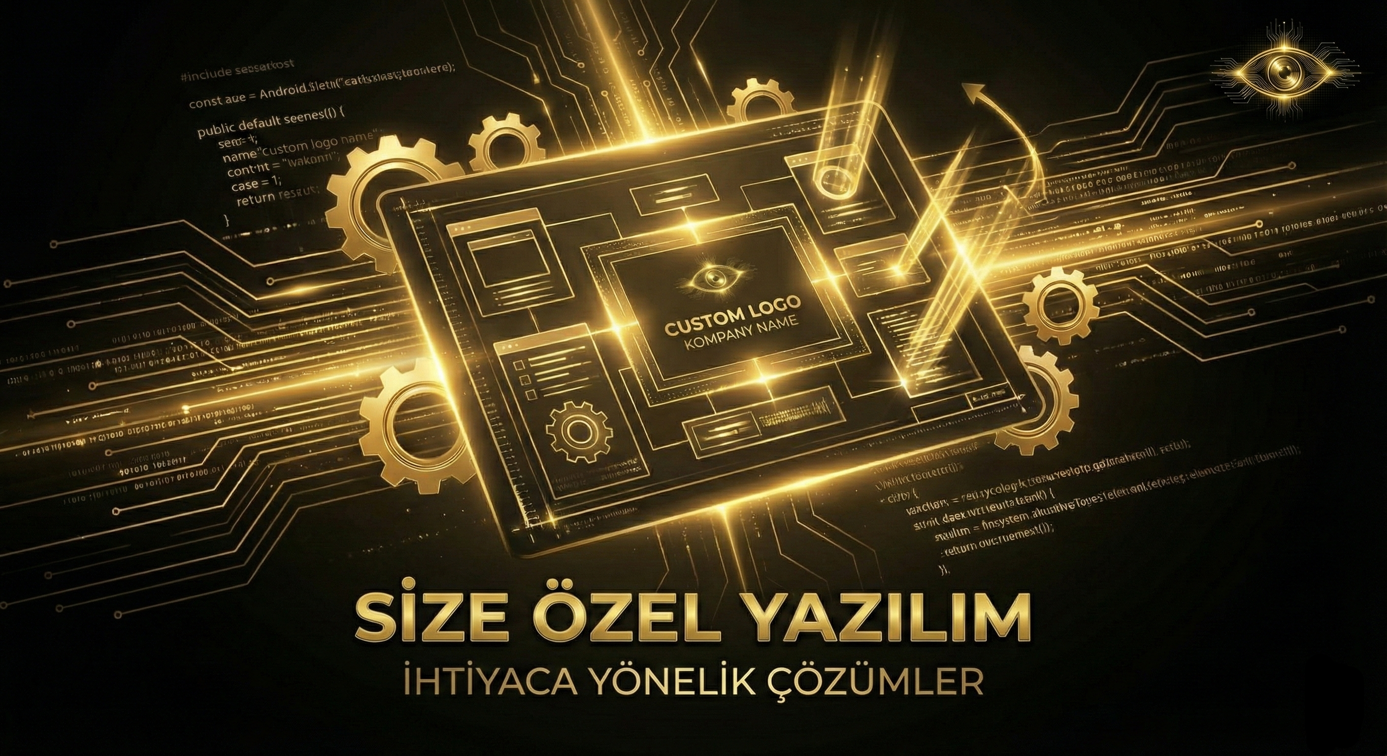 1. Özel Yazılım & Tasarım görseli